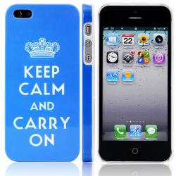 Originální kryt pro iPhone 5S/5 - Keep Calm and Carry on