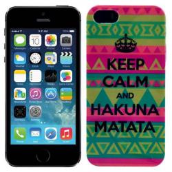 Originální kryt pro iPhone 5S/5 - Keep calm and Hakuna Matata